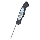 Digital Meat Thermometer With Foldable Probe LCD Display for Cooking Grilling Baking Milk Bath Water Black In Australia - Darrahopens