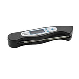 Digital Meat Thermometer With Foldable Probe LCD Display for Cooking Grilling Baking Milk Bath Water Black