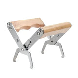 Bee Hive Frame Lifter Tongs Stainless Steel With Wooden Handle for Beekeepers Hive Inspection and Honey Harvesting