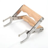 Bee Hive Frame Lifter Tongs Stainless Steel With Wooden Handle for Beekeepers Hive Inspection and Honey Harvesting In Australia - Darrahopens