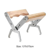 Bee Hive Frame Lifter Tongs Stainless Steel With Wooden Handle for Beekeepers Hive Inspection and Honey Harvesting