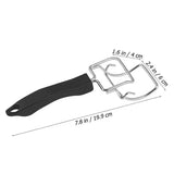 2 Pack Oven Tray Grippers Stainless Steel Hot Plate Tongs with Heat Resistant Handle for Kitchen Baking Black In Australia - Darrahopens