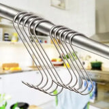 15 Pack Stainless Steel Smoking Hooks, Sharp Meat and Fish Hooks for Home Smoking, BBQ, Butchery and Food Preparation, 15 cm