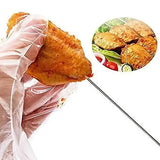 20 Pack Stainless Steel BBQ Skewers with Wooden Handles, Twisted Non-Slip Design for Grilling, Camping and Outdoor Cooking, 30 cm