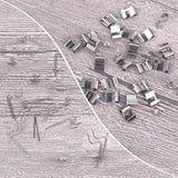100 Pack Stainless Steel Greenhouse Glass Clips, W and Z Type Clamps for Polycarbonate and Plexiglass Panels, for Secure Panel Fixing In Australia - Darrahopens