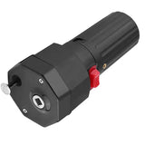 Electric Grill Rotisserie Motor 1.5V Battery Powered Heat Resistant Low Noise for BBQ Barbecue Spit Black