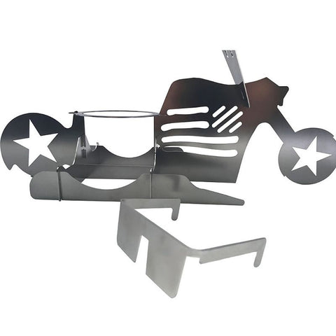 Stainless Steel Beer Can Chicken Holder, Portable Roaster Rack for Grills, Smokers, Ovens and Outdoor BBQ, Silver, 33 cm In Australia - Darrahopens