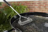 Grill Brush with Stainless Steel Bristles, 3 Sided Heavy Duty Design and Ergonomic Handle for Charcoal Gas Electric Grills