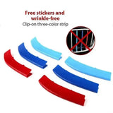 3 Pack ABS Kidney Grille Trim Covers, Snap-On M Colour Slats for BMW 3 Series F30 and 5 Series E60, F10 and F11