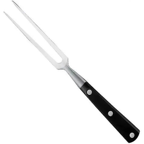Stainless Steel Carving Fork with Heat Resistant ABS Handle for Meat Poultry and Turkey, for Home, Garden and Everyday Use, Black