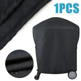 420D Waterproof Grill Cover Oxford Fabric for Weber Q1000 Q2000 Series Outdoor BBQ Protection Black 54 x 76 x 69 cm