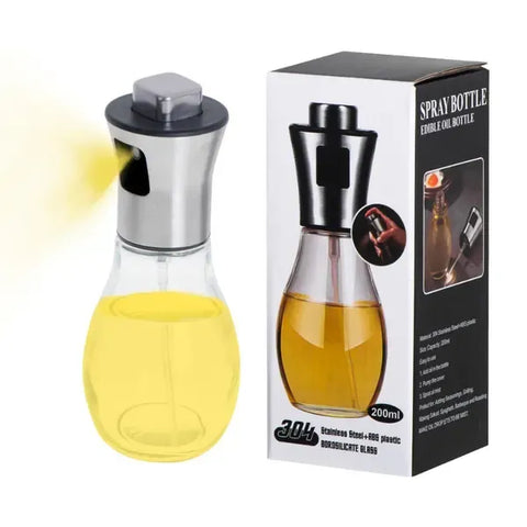 200 mL Glass Oil Sprayer Bottle, Fine Mist Dispenser for Cooking, Baking, Salads, Air Frying and Grilling, Multicolour In Australia - Darrahopens