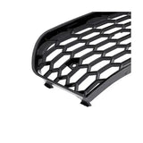 1 Pair Front Bumper Fog Light Grilles, ABS Direct Fit Replacements for Audi A5, S5 B8 and RS5 2008-2012, Silver Plated