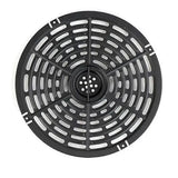 Non-Stick Metal Air Fryer Crisper Plate Replacement for 4.5 L Air Fryers, Grill Pan for Home Cooking, Black, 20 cm
