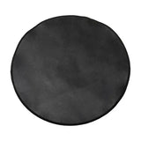 Round 3-Layer Fireproof Grill Mat, Heat Insulated Deck Protector for BBQ, Patio, Camping and Outdoor Cooking, Black, 91 cm