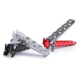 Aluminum Pot Gripper Foldable Lightweight Cooking Handle Clamp for Camping Kitchen Cookware Black 12.5 cm