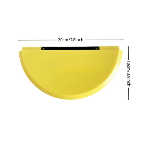 BPA-Free Wrap Crimper Toastie Maker, Plastic Sealer for Hot and Cold Filled Wraps, Snacks, Lunches and Family Food Prep, Black and Yellow