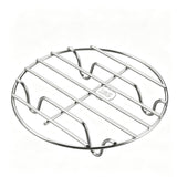 2 Pack Stainless Steel Round Air Fryer Racks, Single Layer Cooking Stands for 2.5 qt to 6.4 qt Air Fryers, 18 x 3 cm In Australia - Darrahopens