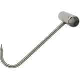 2 Pack Stainless Steel T Handle Meat Hooks for Butchers, Restaurants, Smoking, Grilling and Food Preparation, for Hanging Meat Safely