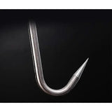 2 Pack Stainless Steel T Handle Meat Hooks for Butchers, Restaurants, Smoking, Grilling and Food Preparation, for Hanging Meat Safely