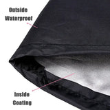 Round Fire Pit Cover, Waterproof UV Resistant Polyester Protection for Outdoor Patio Braziers and Garden Storage, Black, 76 x 30 cm
