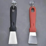 5 Piece Kitchen Cleaning Scraper and Wire Brush Set with Non-Slip Handles for Stoves, Ovens, Cooktops and Crevice Cleaning