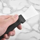 5 Piece Kitchen Cleaning Scraper and Wire Brush Set with Non-Slip Handles for Stoves, Ovens, Cooktops and Crevice Cleaning