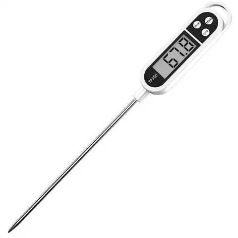 Digital Meat Thermometer with Stainless Steel Probe, Fast Instant Read Display for Cooking, BBQ, Grilling, Frying and Candy Making
