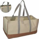 Large 600D Oxford Firewood Carrier Bag with Handles for Fireplace Log Storage, Camping and Household Use, Khaki, 64 x 30 x 33 cm In Australia - Darrahopens
