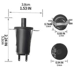 Replacement Door Switch with Screws for Masterbuilt 560, 800, 1050 and XL Digital Charcoal Grill Smokers, Black In Australia - Darrahopens
