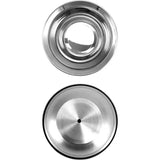 3 Pack Stainless Steel Burger Melting Domes, Heat Retaining Grill Covers for Hamburgers, Sandwiches and Outdoor BBQ, 16 x 10 cm