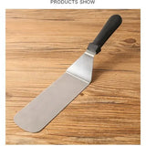 6 Piece Stainless Steel BBQ Griddle Spatula Set for Teppanyaki, Pancakes, Camping, Outdoor Grilling and Kitchen Cooking