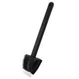 3-in-1 BBQ Grill Cleaning Brush with Scraper, Scrub Pad and Brass Bristles for Grills and Griddles, Black, 38 cm In Australia - Darrahopens