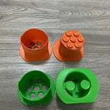 7 Hole Manual Sausage Maker with Non-Stick PP Press for Homemade Sausages, Meatballs and BBQ Food Preparation, Orange