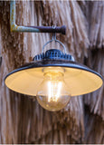 Rechargeable Retro LED Camping Lantern with Hanging Hook, 200 lm Warm Light, 1200 mAh USB-C Battery and 2 Modes, Black In Australia - Darrahopens