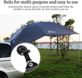 4 Pack Heavy Duty Rotating Suction Cup Anchors with Locking Handles for Tents, Awnings, Travel and Smooth Surfaces, Black