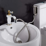 3-Way Kitchen Faucet Diverter Valve with 90 Degree Handle, M22 x M24 Thread Connection for Taps, Showers and Water Outlets, Chrome