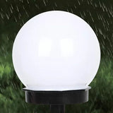 6 Pack Solar Powered Garden Stake Lights with Automatic Dusk to Dawn Sensor, IP44 Weatherproof Path Lighting, Cool White, 35 cm