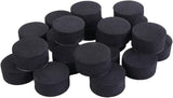 24 Pack Self-Adhesive Flower Pot Feet, Round Plant Pot Risers for Drainage, Slip Protection and Patio Protection, Black, 1.5 cm In Australia - Darrahopens