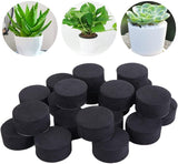 24 Pack Self-Adhesive Flower Pot Feet, Round Plant Pot Risers for Drainage, Slip Protection and Patio Protection, Black, 1.5 cm