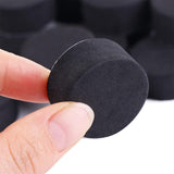 24 Pack Self-Adhesive Flower Pot Feet, Round Plant Pot Risers for Drainage, Slip Protection and Patio Protection, Black, 1.5 cm In Australia - Darrahopens