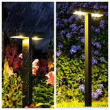Solar Powered Garden Ground Light with Automatic Dusk to Dawn Sensor, Waterproof Stake Lamp for Paths, Lawns, Patios and Landscapes In Australia - Darrahopens