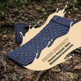 Ultralight Inflatable Camping Sleeping Pad with Built-In Pillow, Waterproof TPU Coating and Compact Pack Size, Blue, 190 x 60 x 5 cm In Australia - Darrahopens