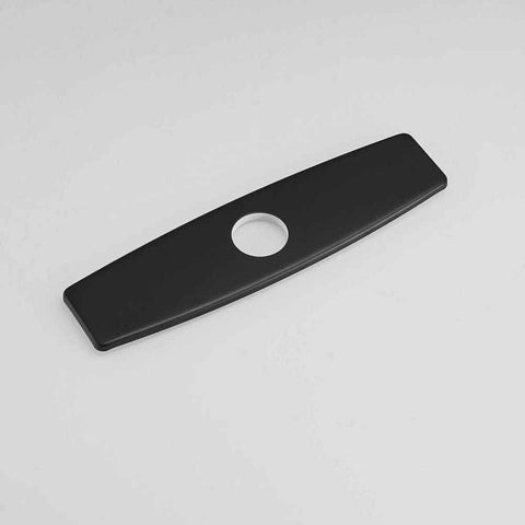 Sink cover plate, Stainless steel material, 10 Inch Sink Deck Plate, stainless steel construction, Matte Black Finish In Australia - Darrahopens