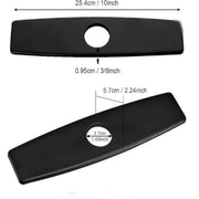 Sink cover plate, Stainless steel material, 10 Inch Sink Deck Plate, stainless steel construction, Matte Black Finish In Australia - Darrahopens