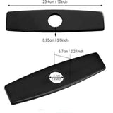 Sink cover plate, Stainless steel material, 10 Inch Sink Deck Plate, stainless steel construction, Matte Black Finish In Australia - Darrahopens