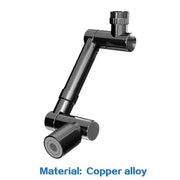 Alloy Universal Rotation Faucet Aerator Retractable Swivel Copper Alloy, splash reduction, water filtration, Black Finish In Australia - Darrahopens