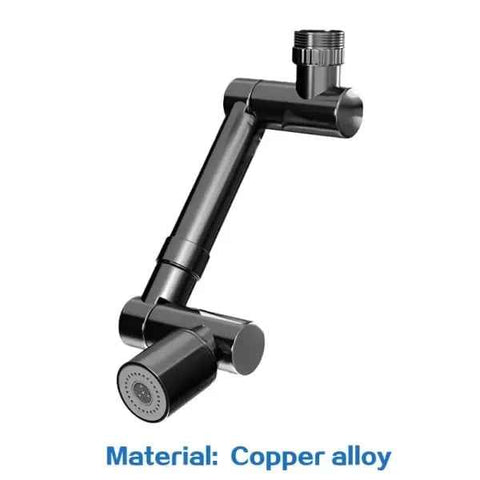 Alloy Universal Rotation Faucet Aerator Retractable Swivel Copper Alloy, splash reduction, water filtration, Black Finish In Australia - Darrahopens