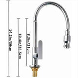 Outdoor Kitchen Faucet 360 Degree Rotation Swivel Single Hole Single Lever Kitchen Faucet Cold Water Basin Mixer, ceramic material, Chrome Finish In Australia - Darrahopens