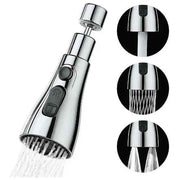 Promotional Spray for Kitchen Faucet 3 Spray Modes- 360 Degree Rotation Nozzle for Kitchen Faucet, Faucet Head, Sink Mixer Spray, Silver Finish In Australia - Darrahopens